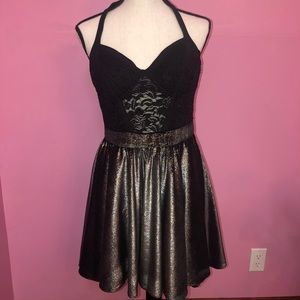 Bebe Lace Bustier Dress